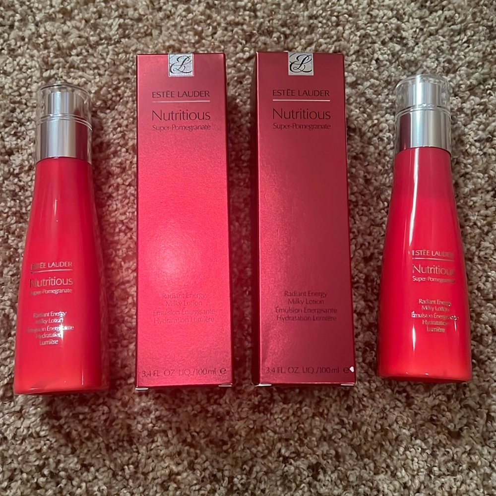 ESTEE LAUDER Nutritious Super Pomegranate Milky
Lotion 3.4oz NEW (2 in bundle)